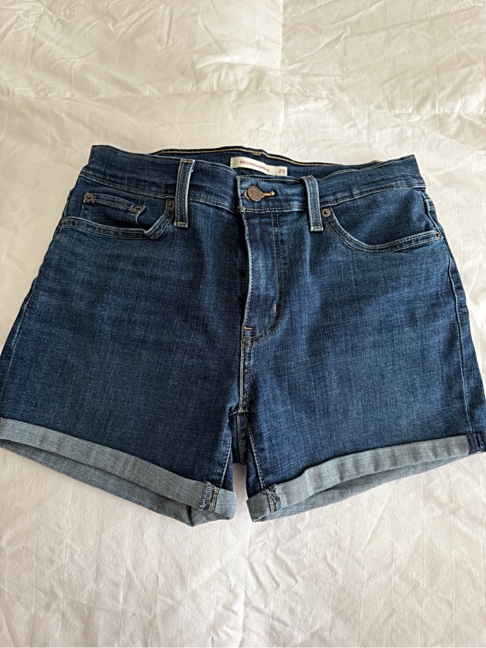 Levi’s mid length shorts